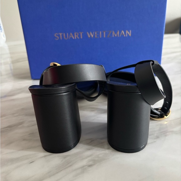 Stuart Weitzman Black Belt Bag - Picture 1 of 3